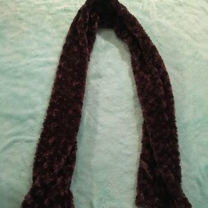 Mink soft winter scarf